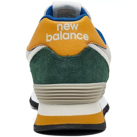New Balance 574 Classic - Rugged Green / Royal Blue, Mens ML574DVG, Size 9 - Picture 4 of 12